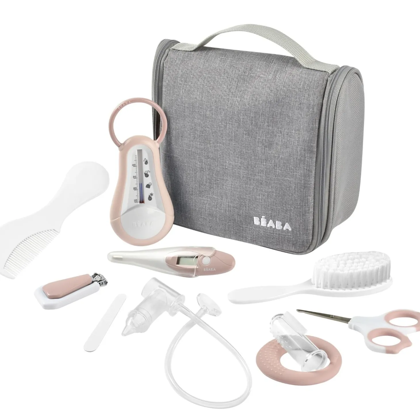 Béaba Trousse de Toilette Nomade 10 Accessoires Old Pink