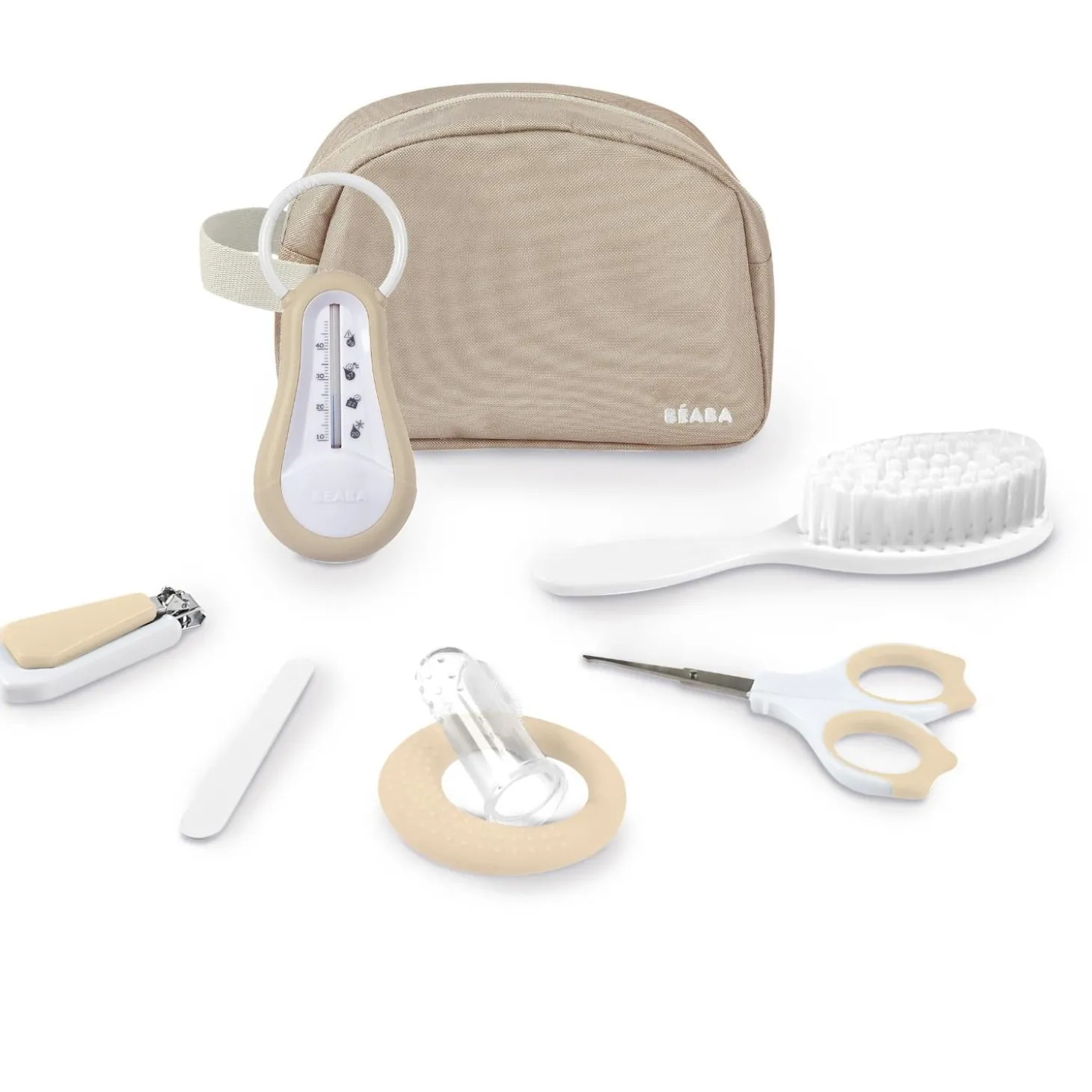 Béaba Trousse de Toilette Nomade 7 Accessoires Clay Earth