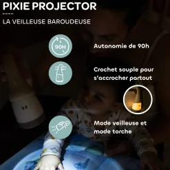 Béaba                    Veilleuse Pixie Torch Argile    Clay