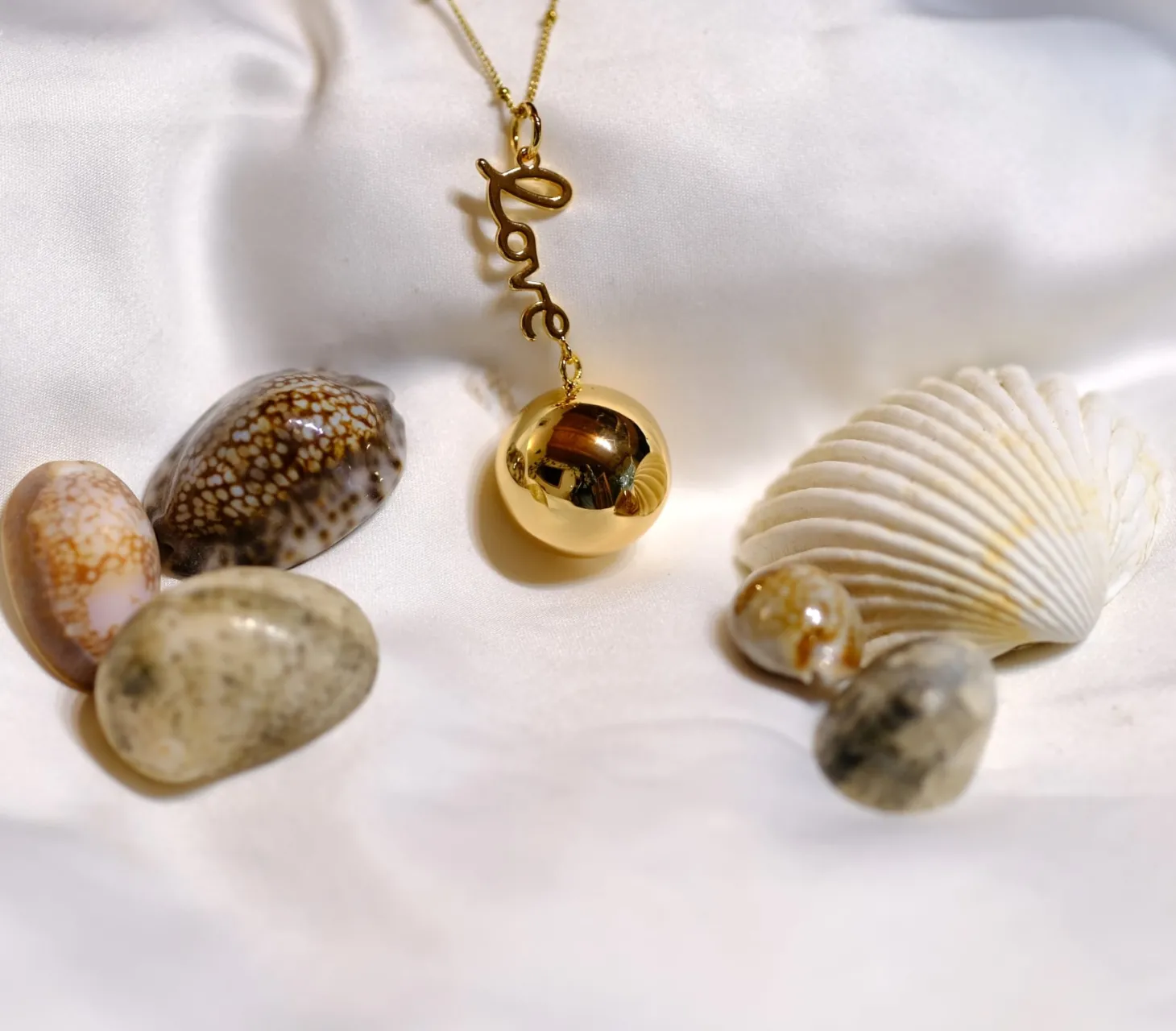 Babireva Bola de grossesse avec chaîne Love Or