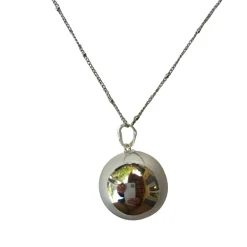 Babireva Bola de grossesse avec chaîne Classique Argent