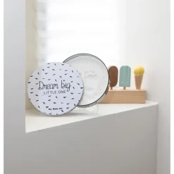 Baby Art                    Boîte magique empreinte ronde    Blanc Et Noir