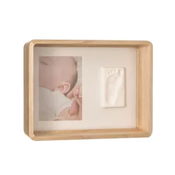 Baby Art Cadre renfoncé empreinte bébé Wooden