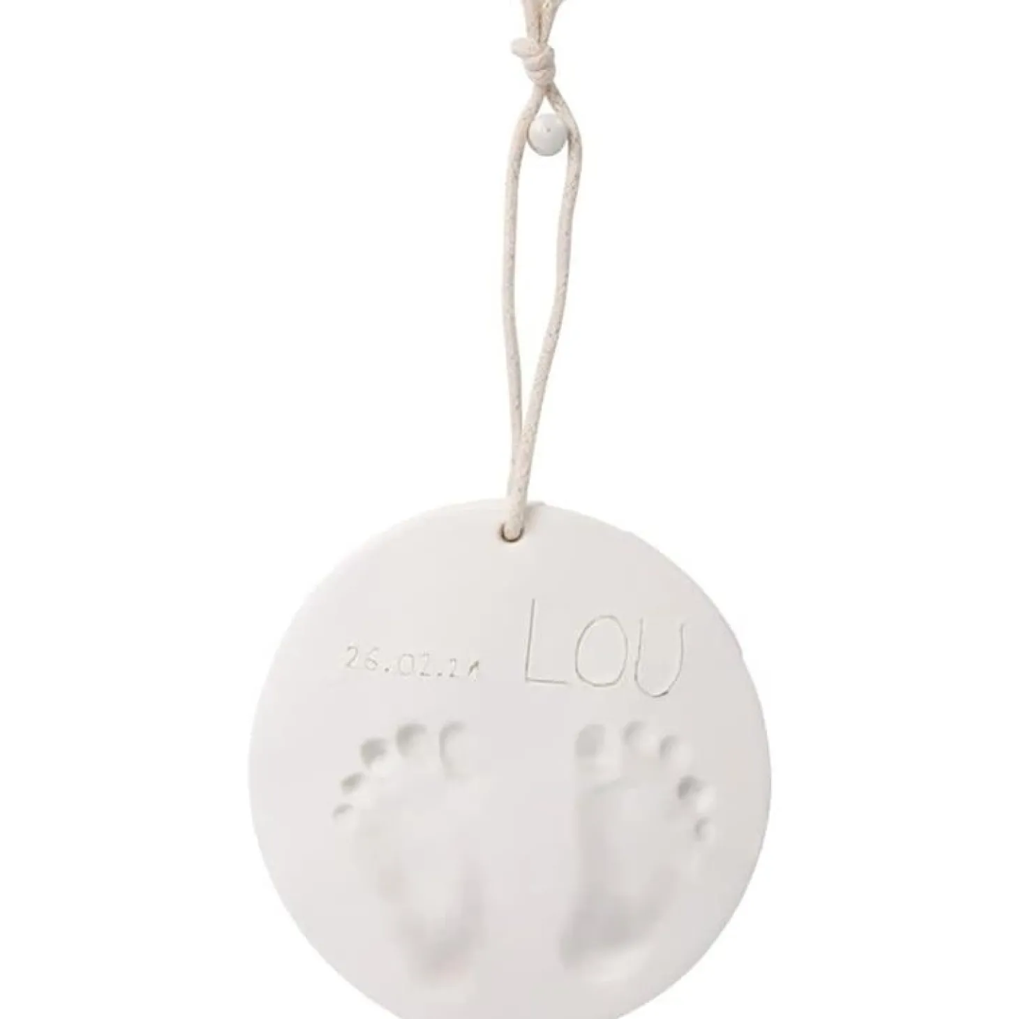 Baby Art Empreinte argile Blanc