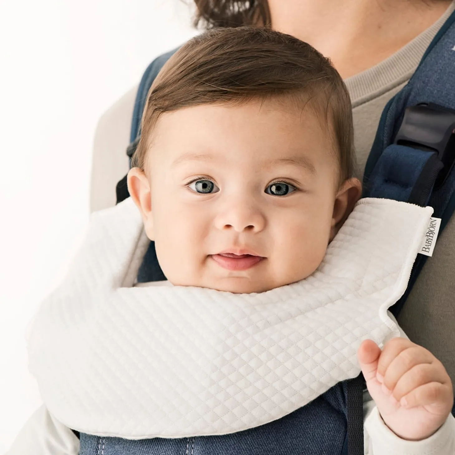 BabyBjörn Bavoir pour porte-bébé One Blanc