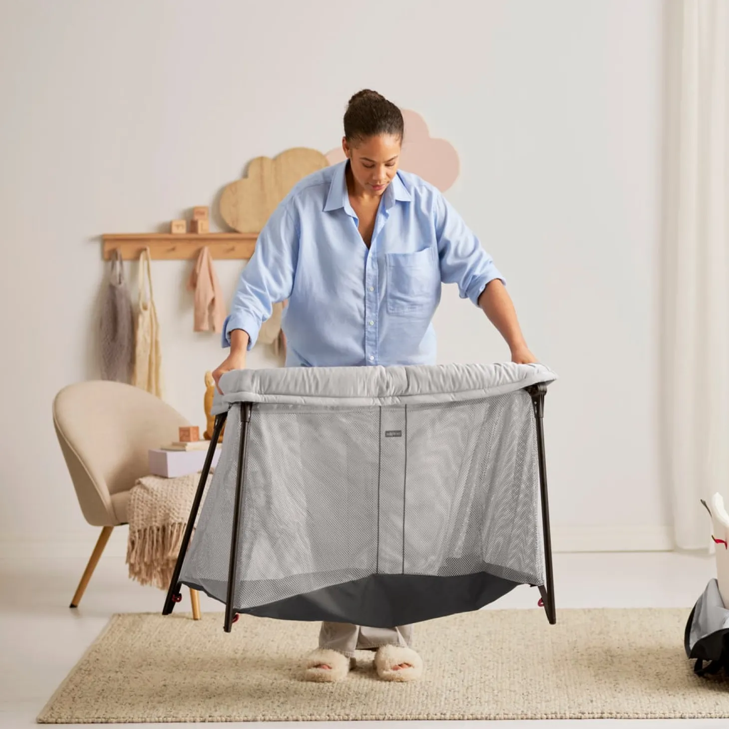 BabyBjörn Lit parapluie Light Argent