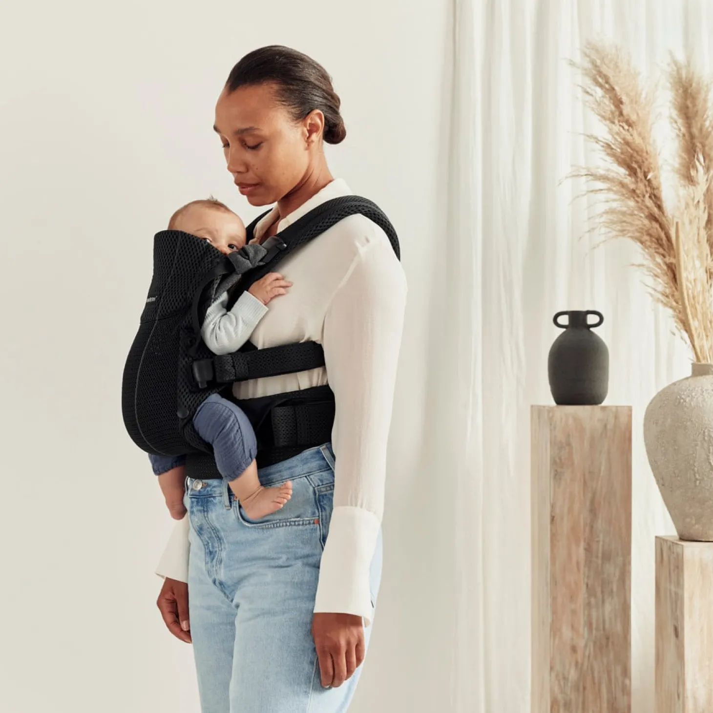 BabyBjörn Porte-bébé Harmony Mesh 3D Noir
