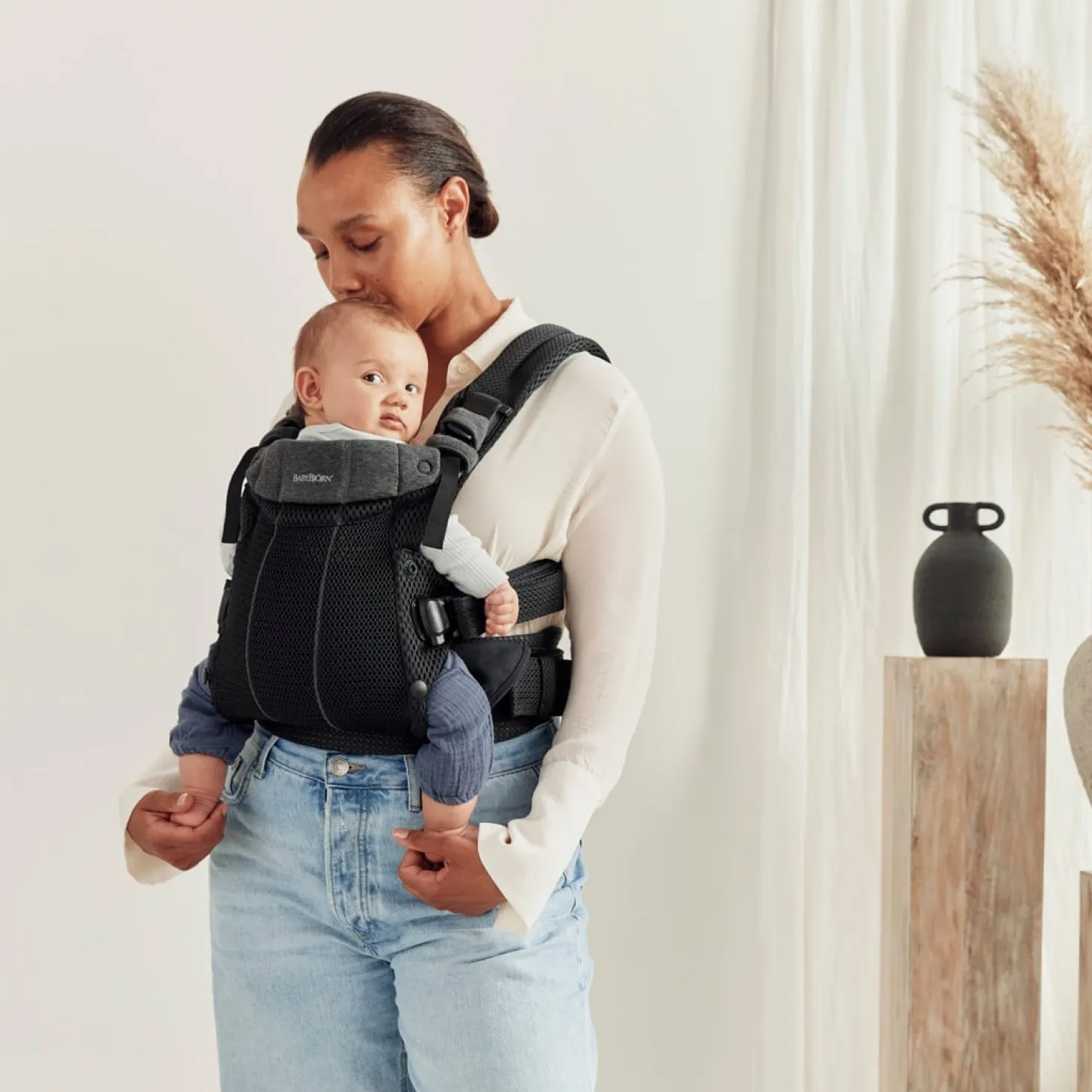 BabyBjörn Porte-bébé Harmony Mesh 3D Noir