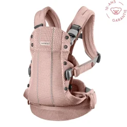 BabyBjörn Porte-bébé Harmony Mesh 3D Rose Poudré