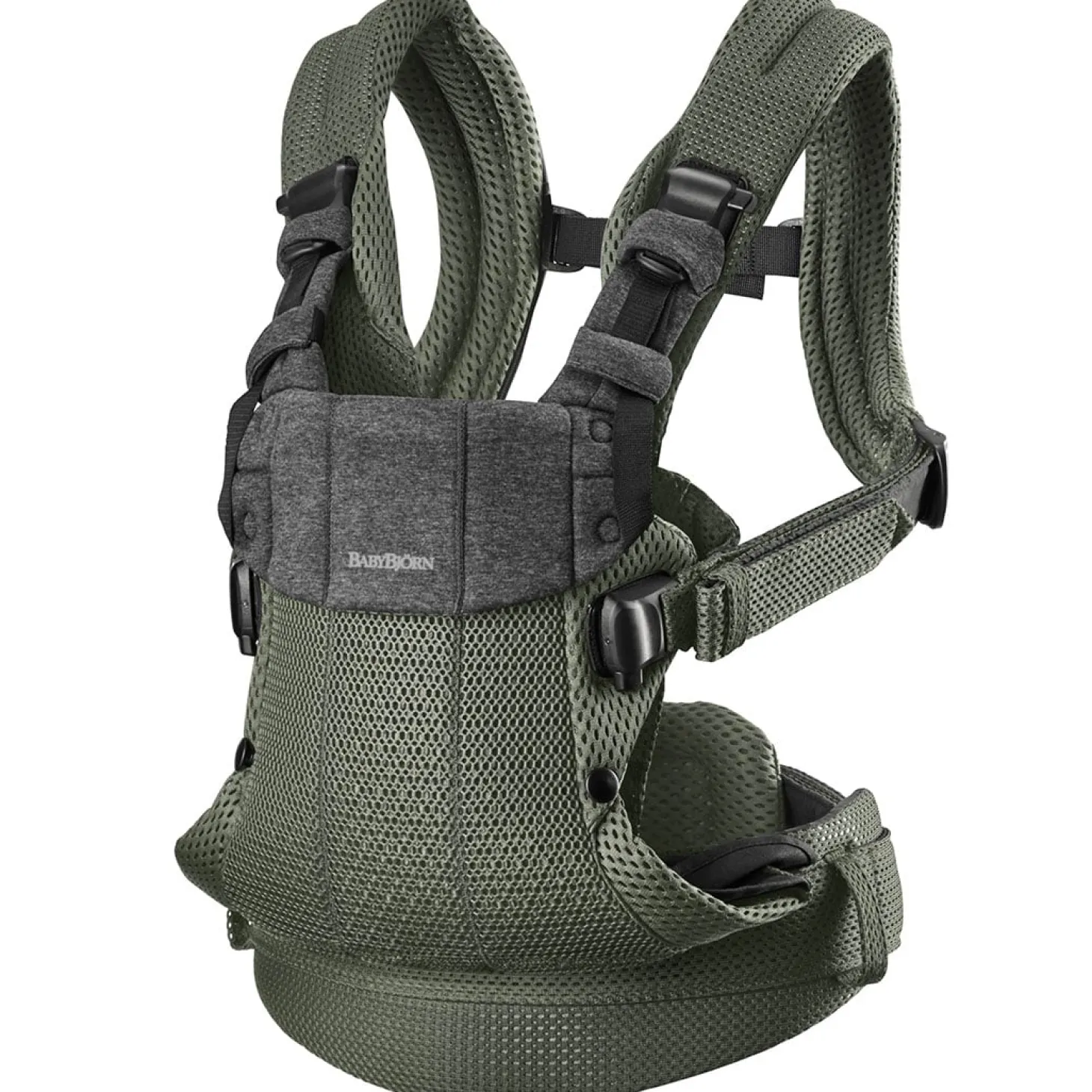 BabyBjörn Porte-bébé Harmony Mesh 3D Vert Foncé