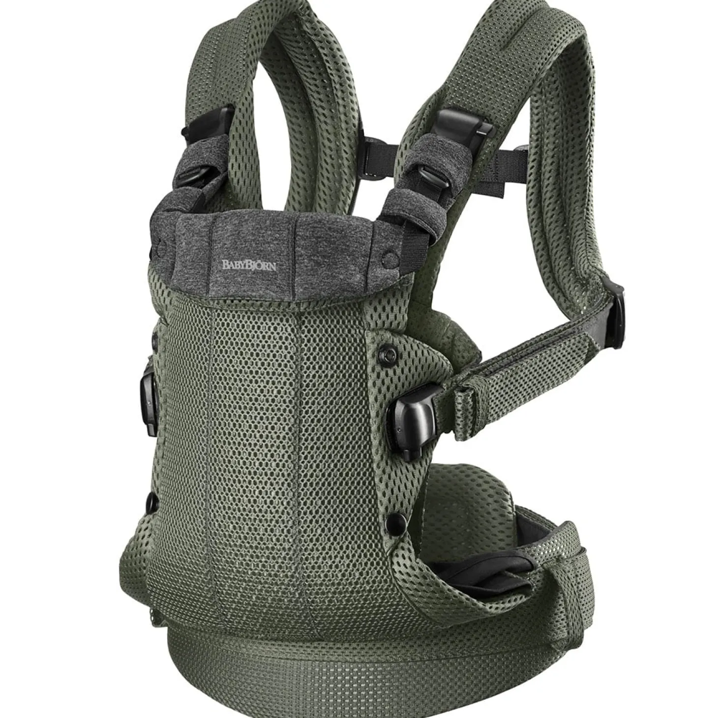 BabyBjörn Porte-bébé Harmony Mesh 3D Vert Foncé