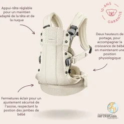 BabyBjörn                    Porte-bébé Harmony Mesh 3D    Crème