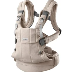 BabyBjörn Porte-bébé harmony mélange tissé chiné Beige Clair