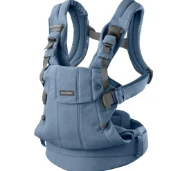 BabyBjörn Porte-bébé harmony mélange tissé chiné Bleu clair
