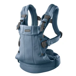 BabyBjörn Porte-bébé harmony mélange tissé chiné Bleu clair