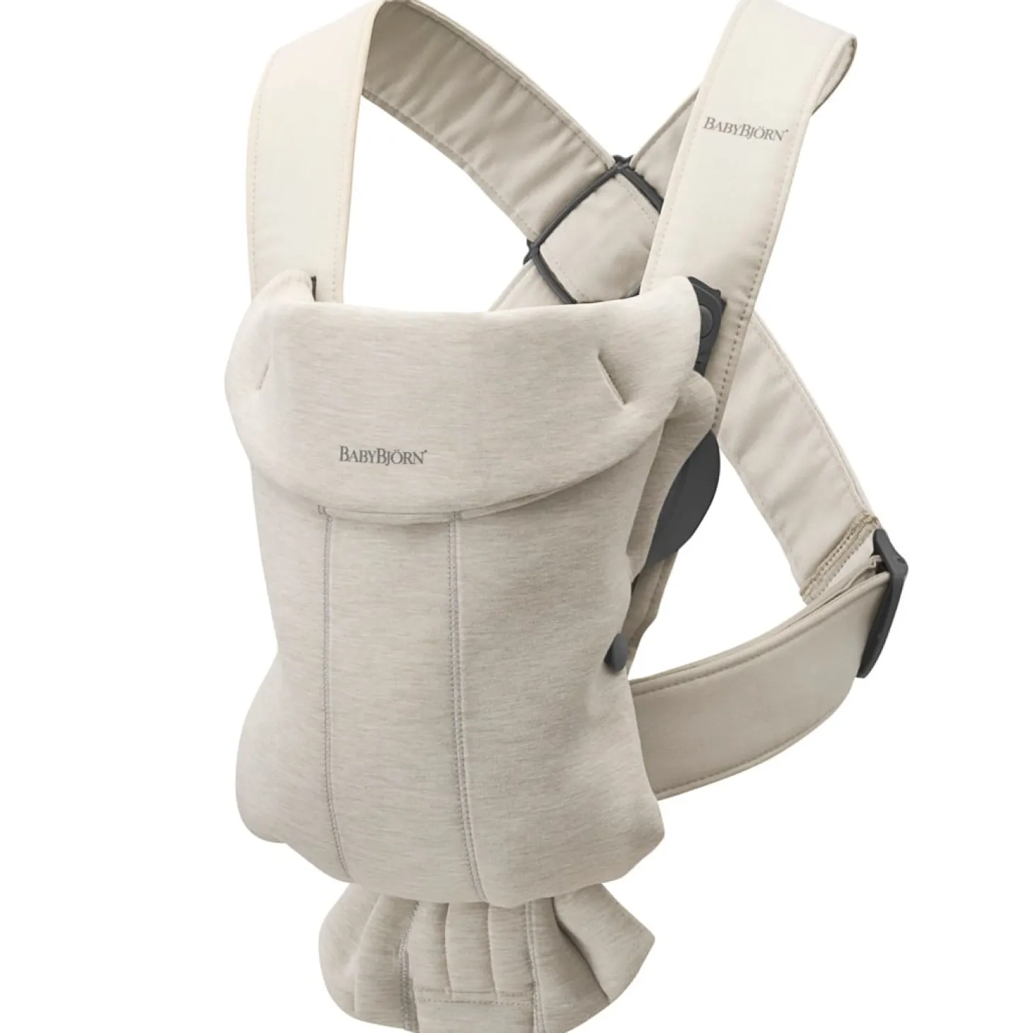BabyBjörn Porte-bébé Mini Jersey Beige Clair