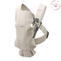 BabyBjörn Porte-bébé Mini Jersey Beige Clair