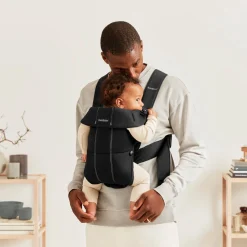 BabyBjörn Porte-bébé mini tissé Noir