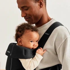 BabyBjörn Porte-bébé mini tissé Noir