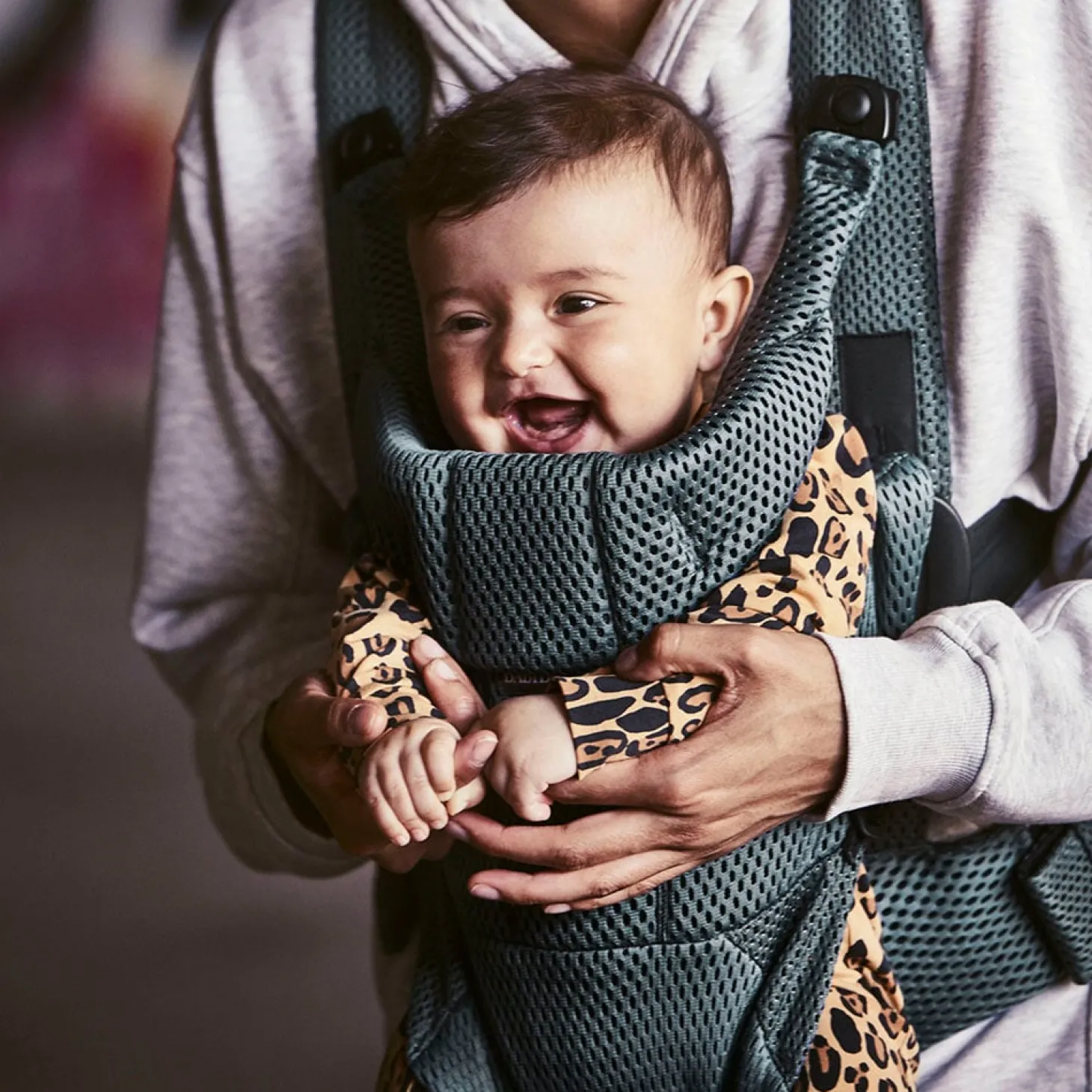 BabyBjörn Porte-bébé Move Vert Sauge, Mesh 3D