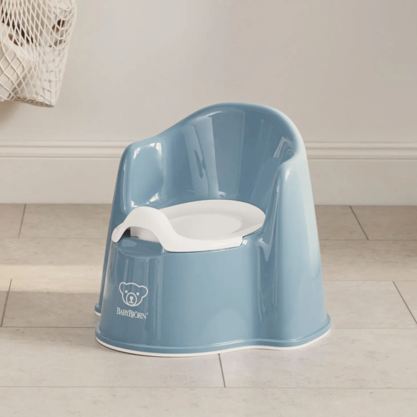 BabyBjörn Pot fauteuil Bleu Profond/Blanc