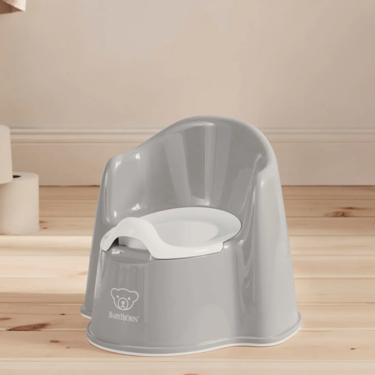 BabyBjörn Pot fauteuil Gris/Blanc