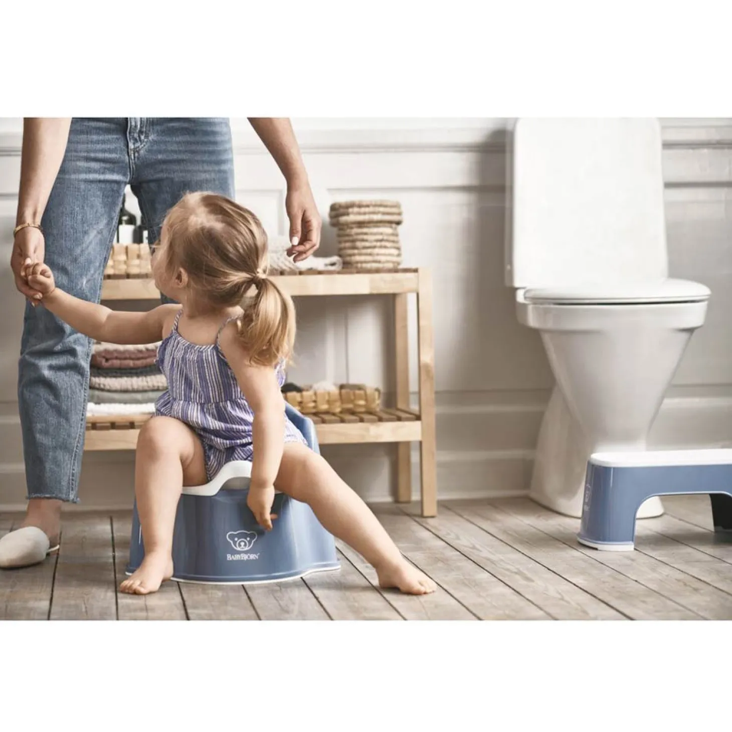 BabyBjörn Pot fauteuil Noir/Blanc
