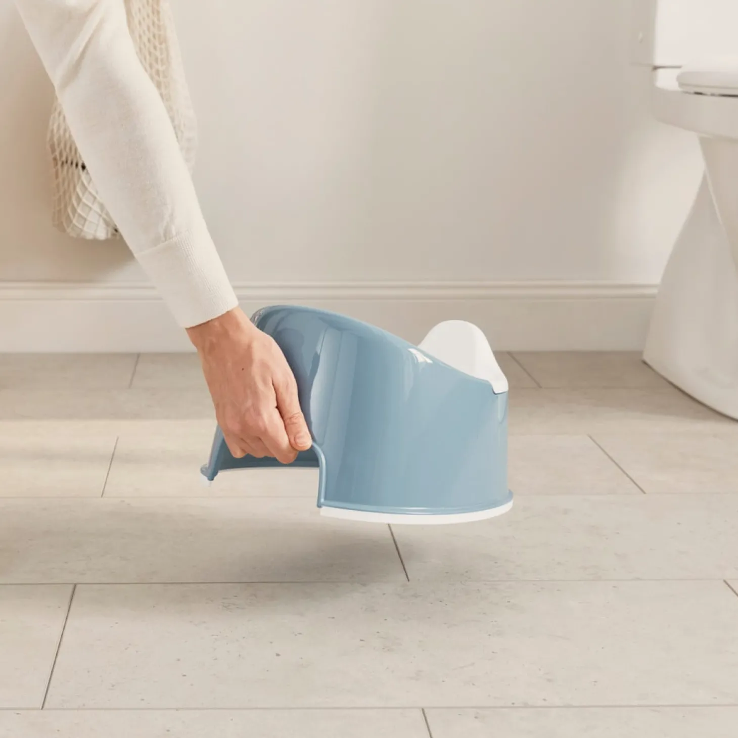 BabyBjörn Pot Smart Bleu Profond/Blanc