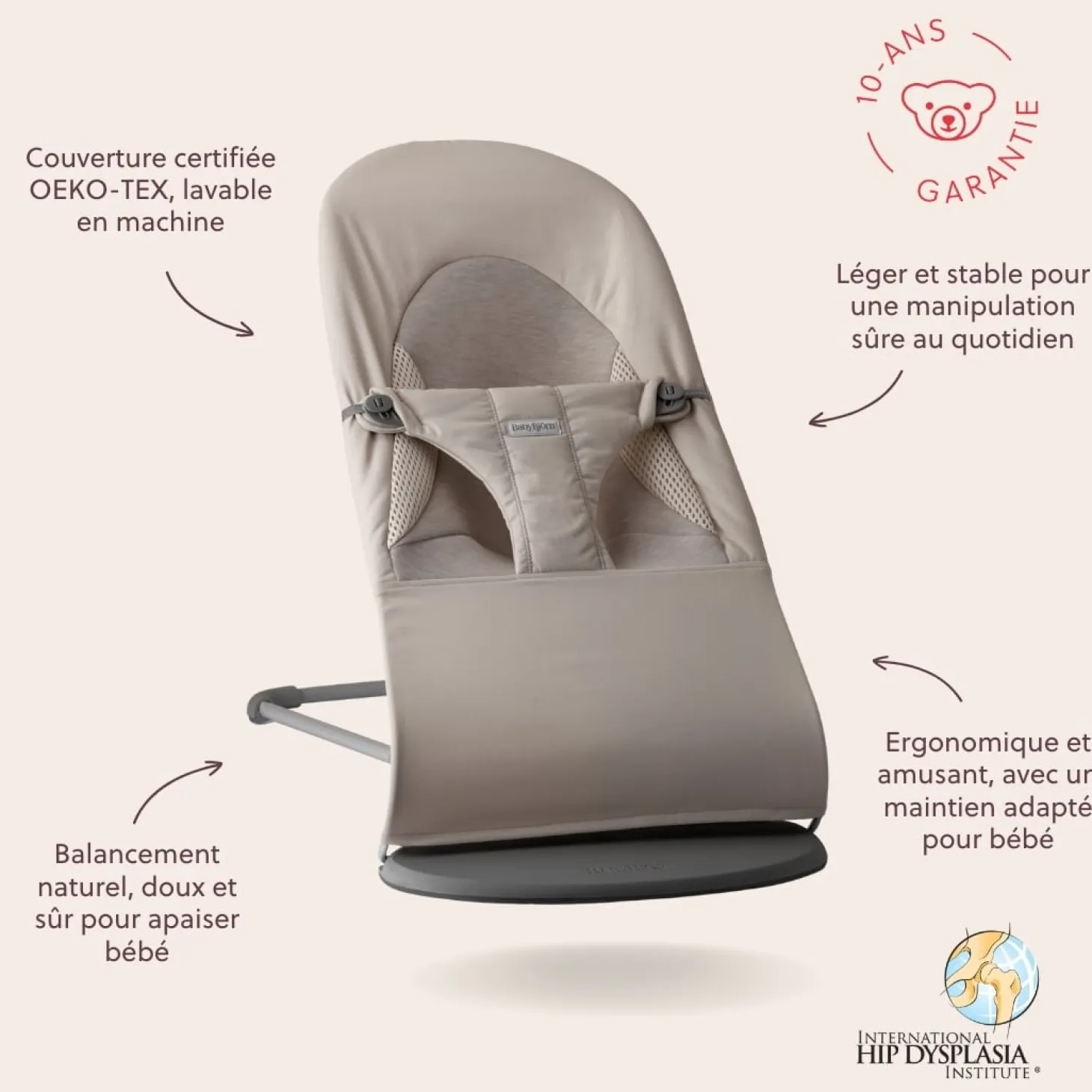 BabyBjörn Transat balance soft Gris Sable