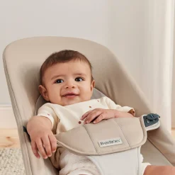 BabyBjörn Transat bébé balance soft tissé Kaki/Beige