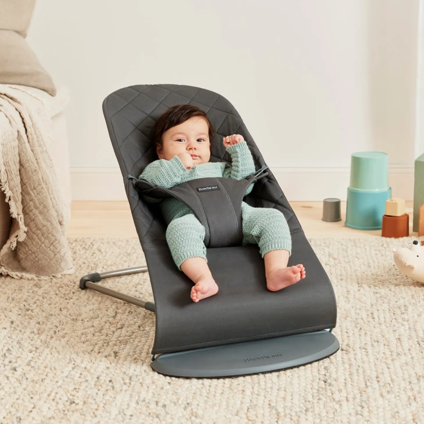 BabyBjörn Transat bébé bliss Anthracite