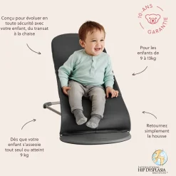 BabyBjörn Transat bébé bliss Anthracite