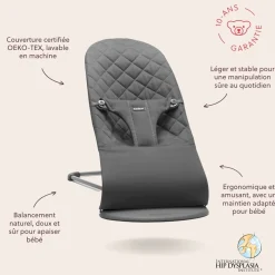 BabyBjörn Transat bébé bliss Anthracite