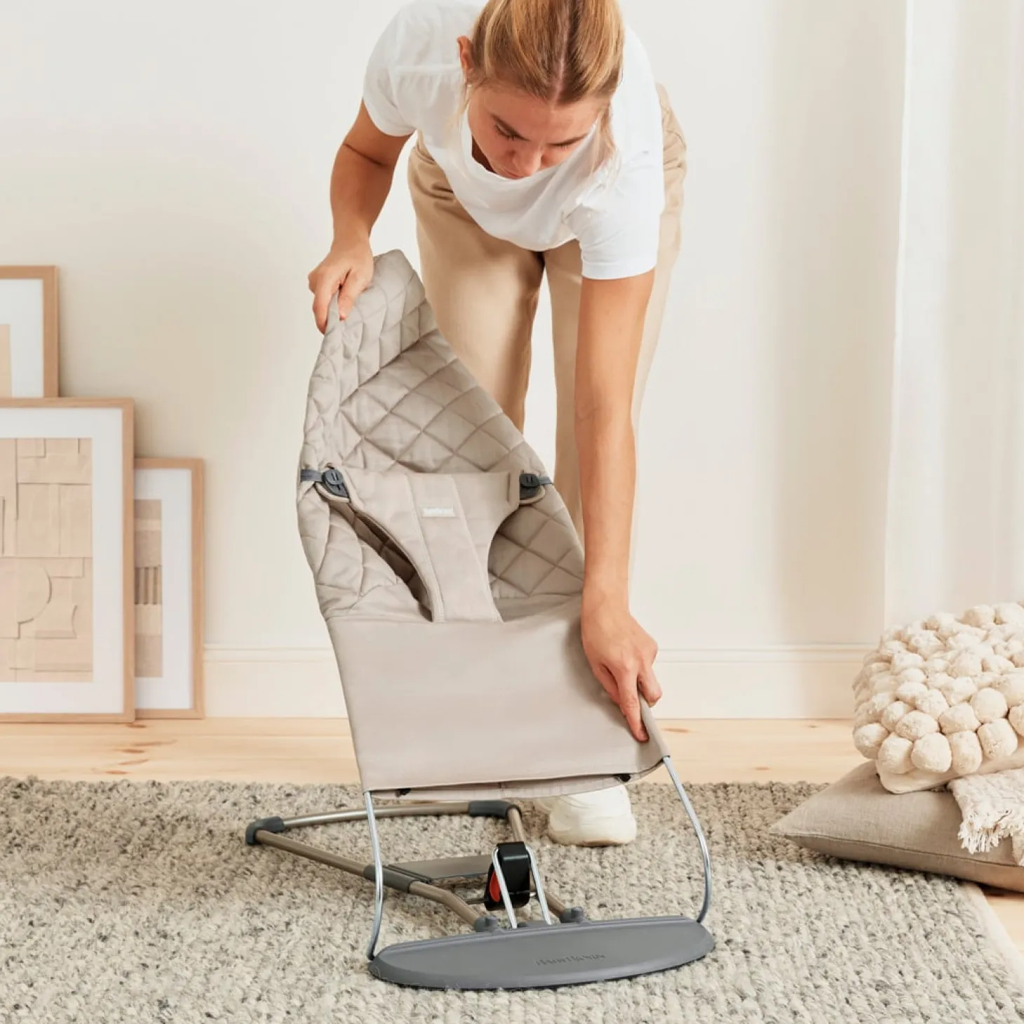 BabyBjörn Transat bébé bliss Gris Sable