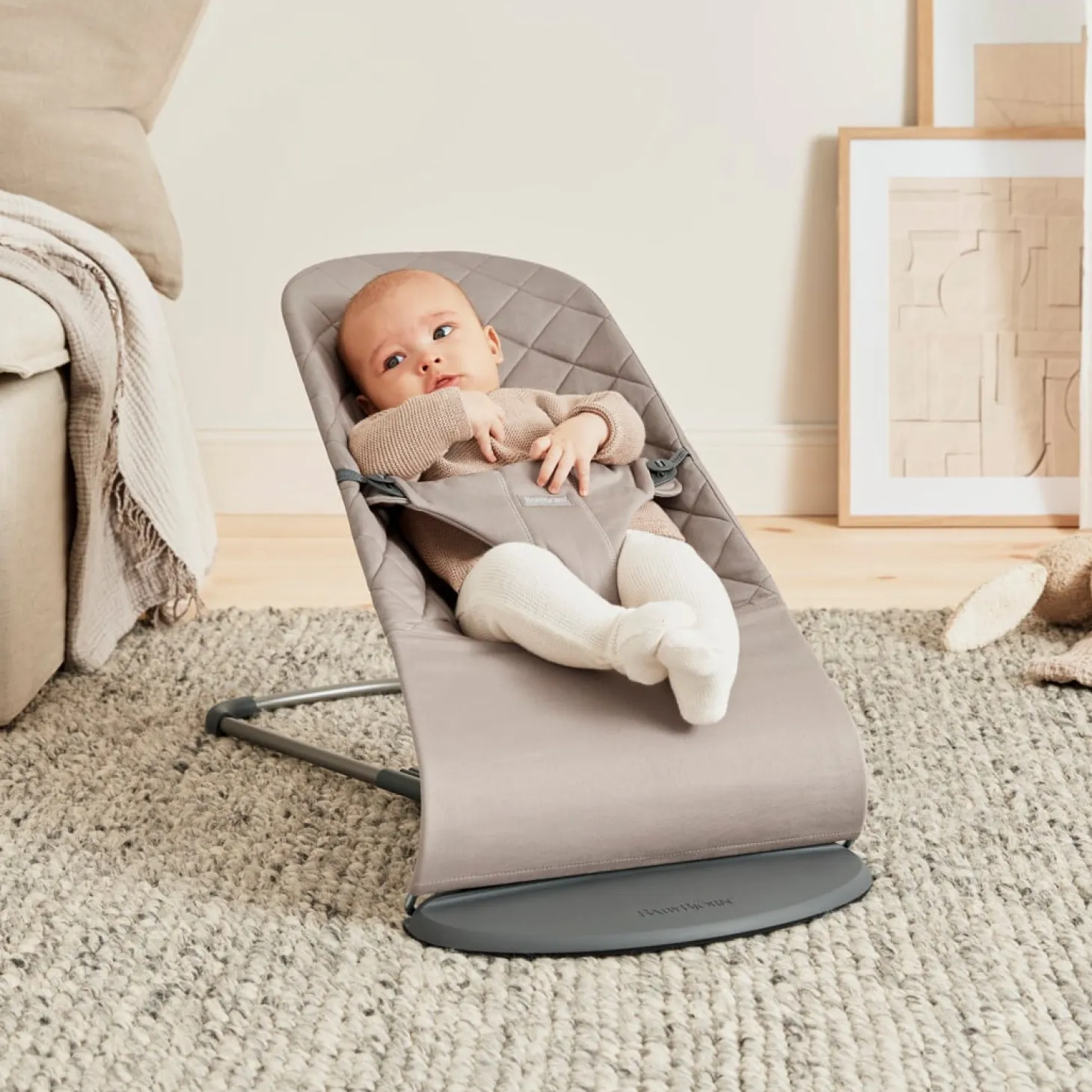 BabyBjörn Transat bébé bliss Gris Sable