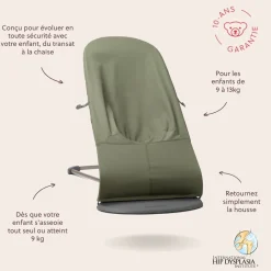 BabyBjörn Transat Bliss Coton Vert foncé