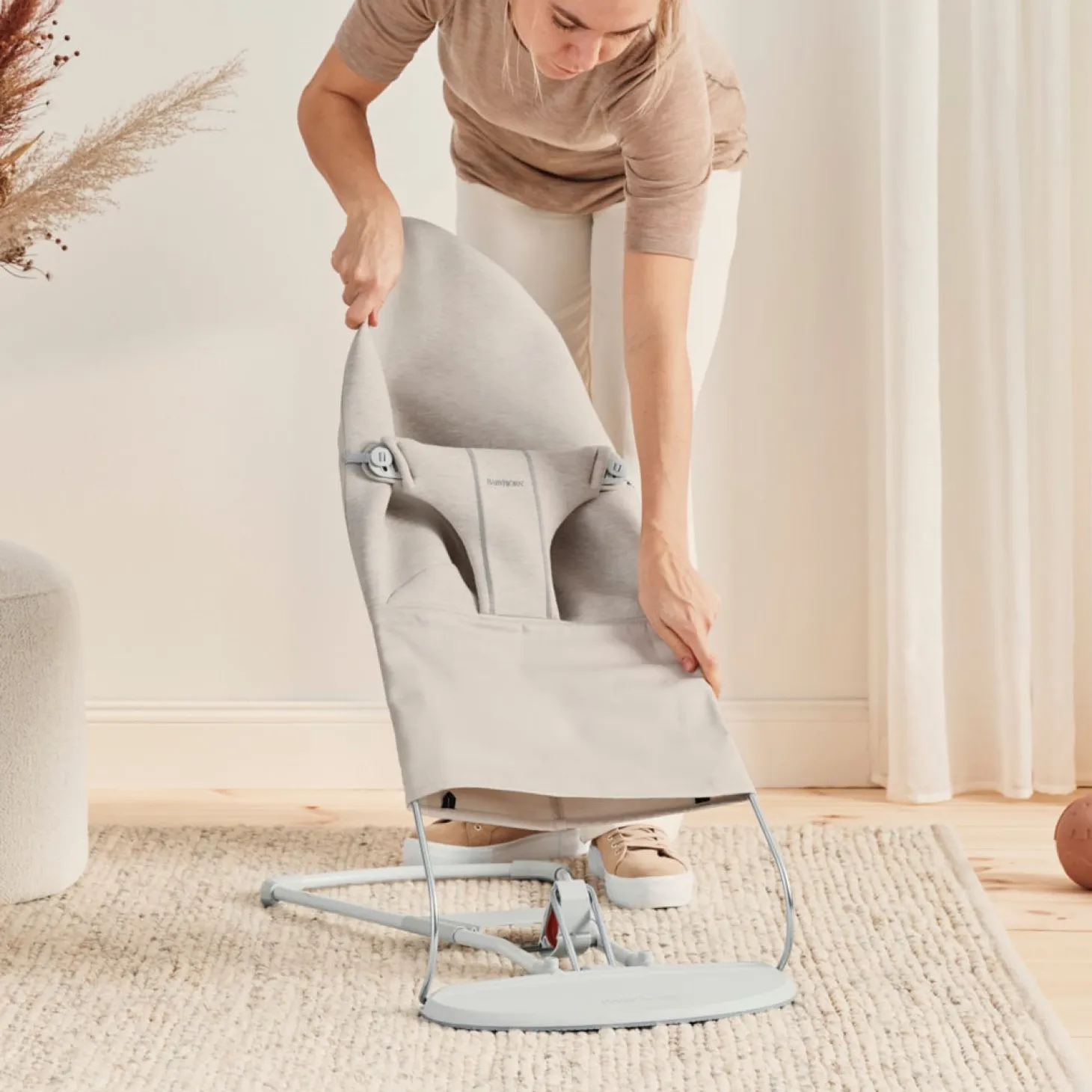 BabyBjörn Transat Bliss Jersey 3D Beige clair