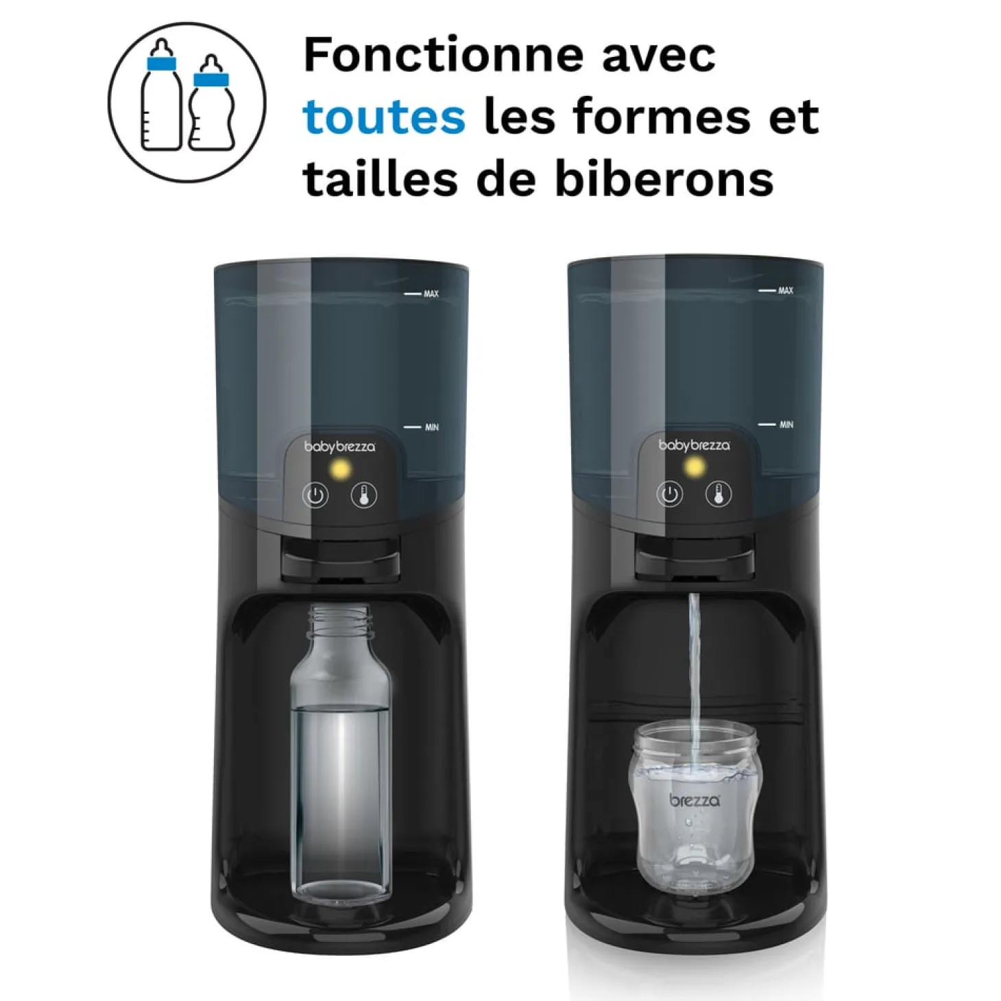 Baby Brezza Chauffe-eau intelligent Instant Warmer Noir