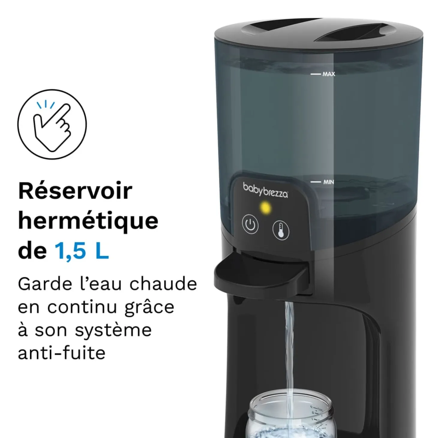 Baby Brezza Chauffe-eau intelligent Instant Warmer Noir