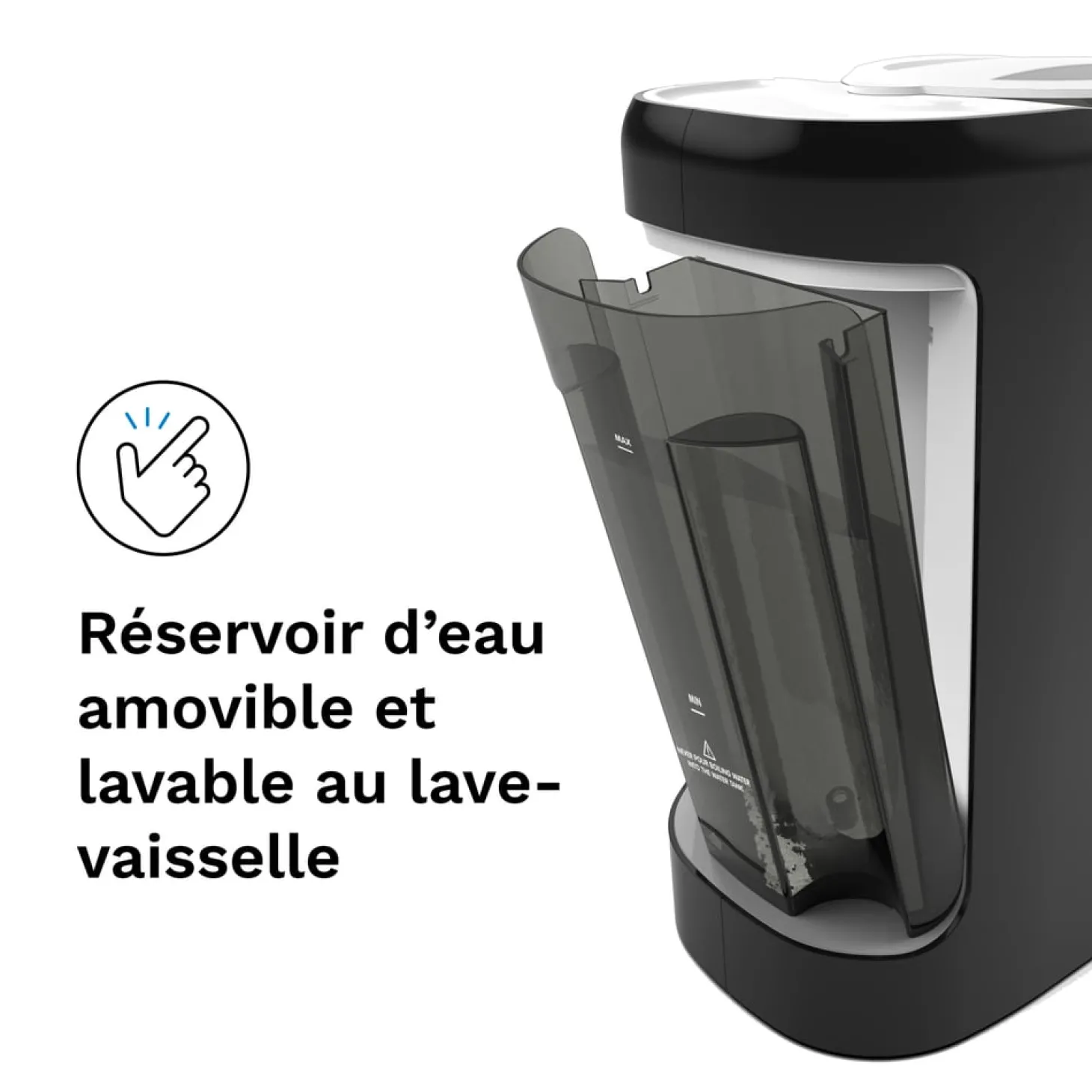 Baby Brezza Formula Pro Advanced + Kit Entonnoir Blanc/Noir