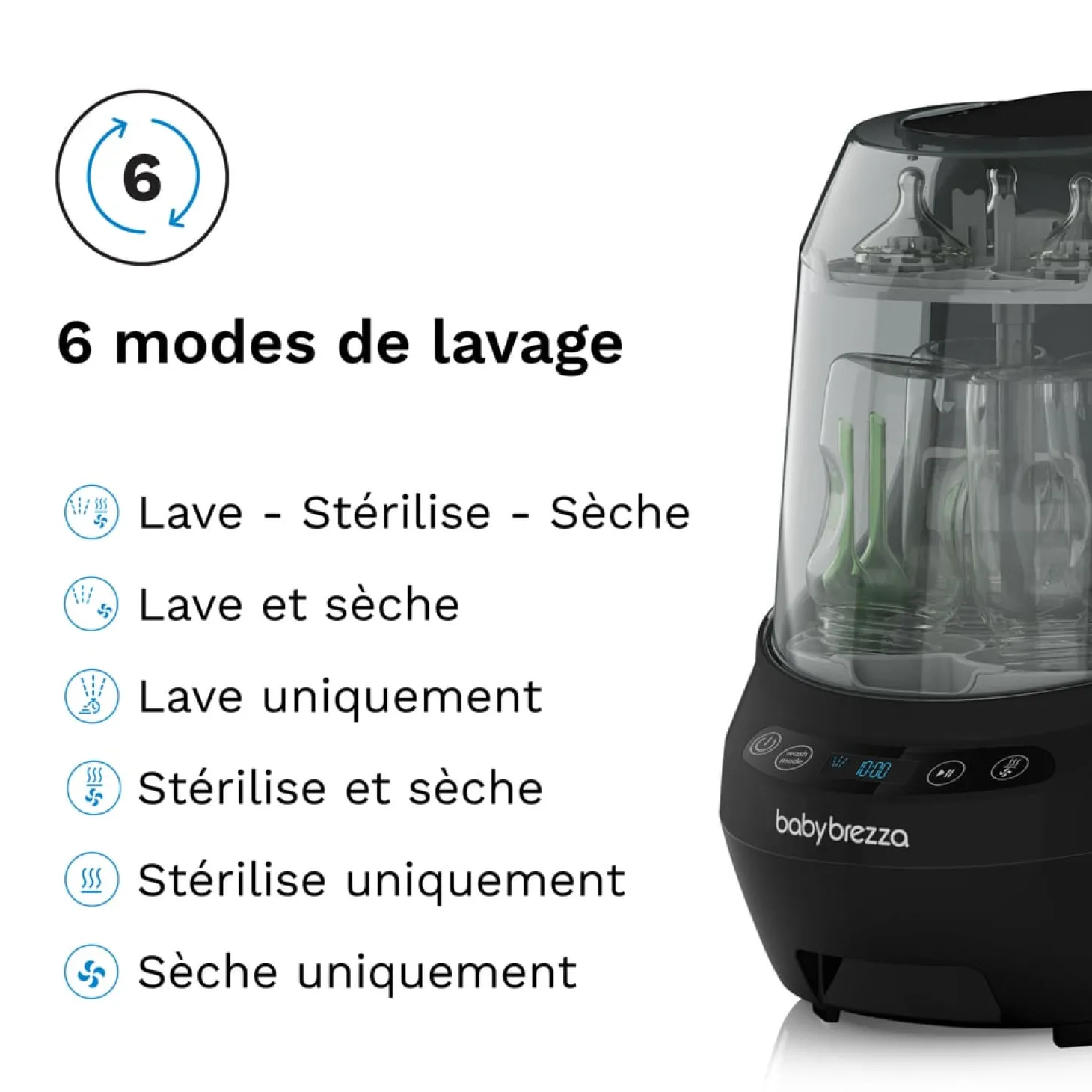 Baby Brezza Lave-biberons Bottle Washer Pro Noir