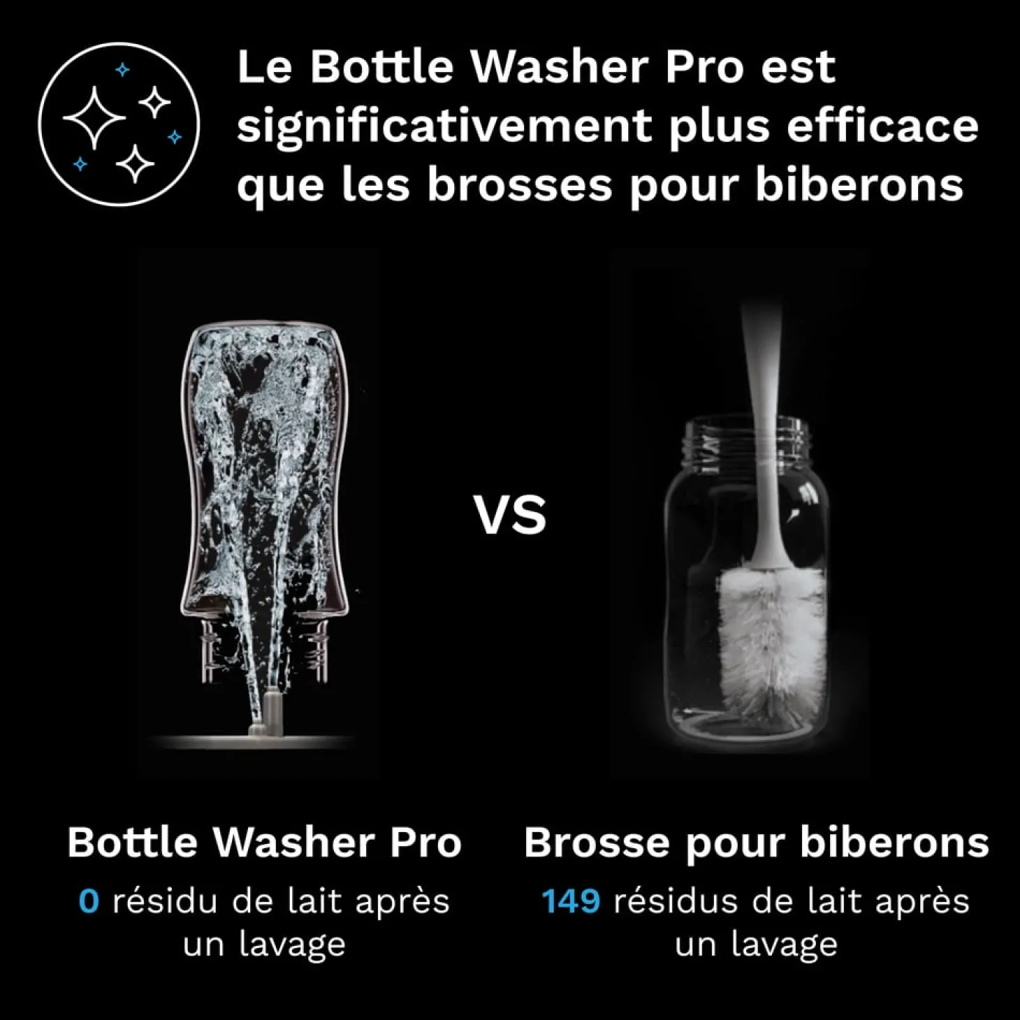 Baby Brezza Lave-biberons Bottle Washer Pro Noir