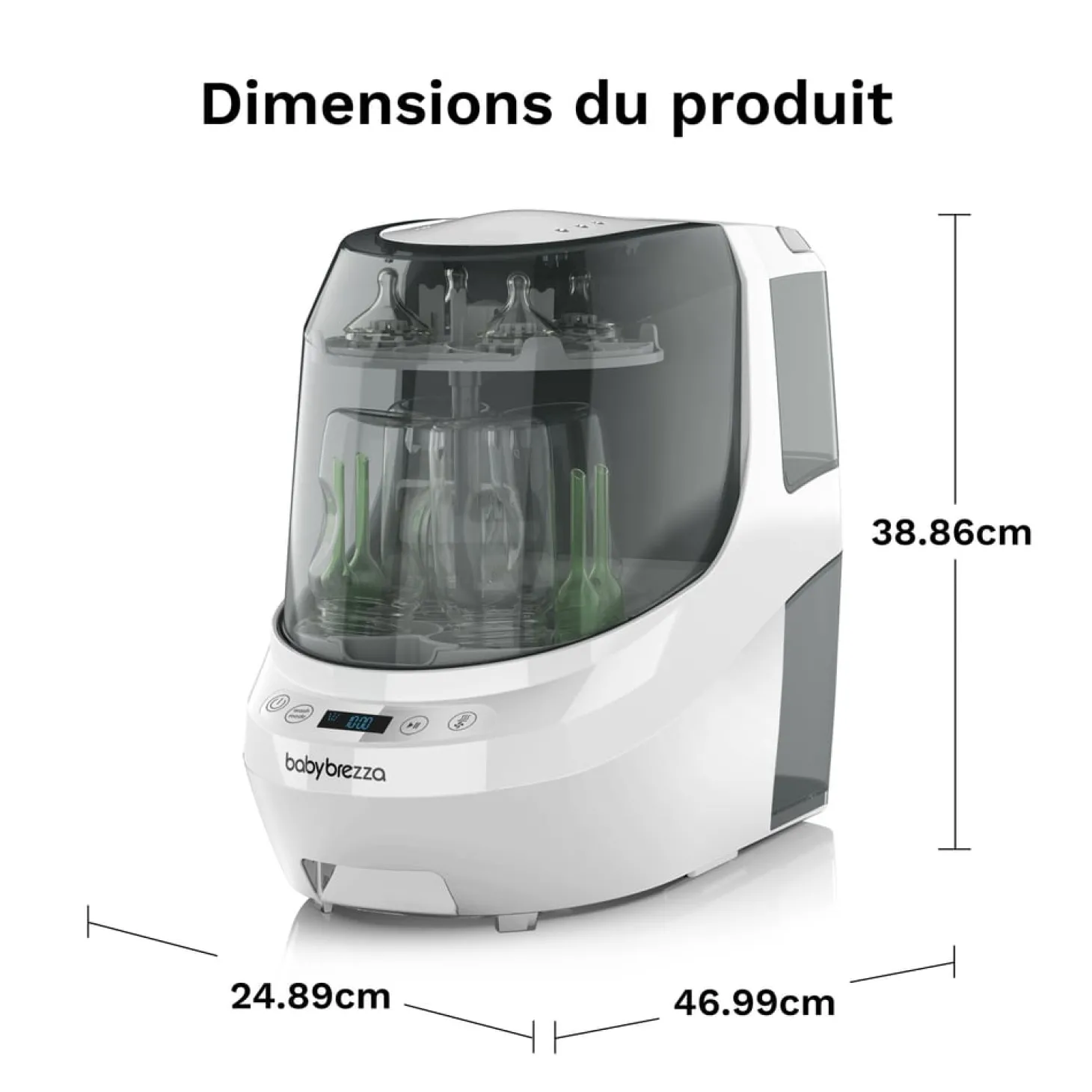 Baby Brezza Lave-biberons Bottle Washer Pro Blanc
