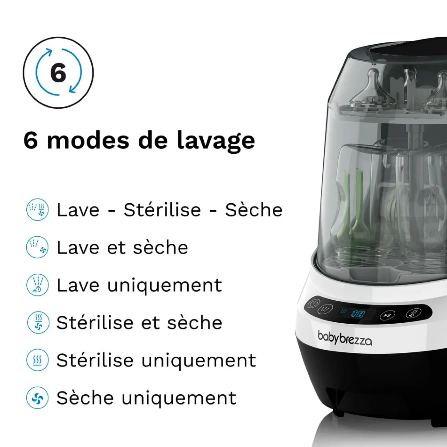 Baby Brezza Lave-biberons Bottle Washer Pro Blanc