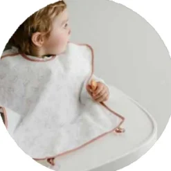 BabyCalin Bavoir Maternelle xxl Greenland Lapins 45x40 cm