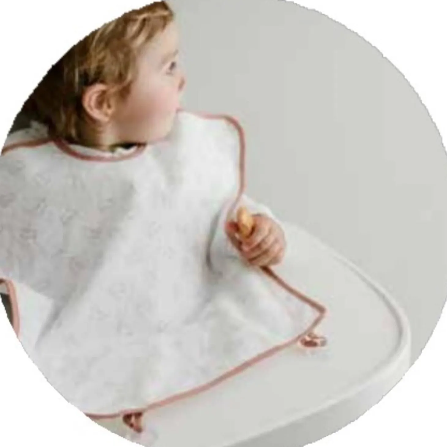 BabyCalin Bavoir Maternelle xxl Greenland Lapins 45x40 cm