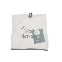 BabyCalin Cape de Bain Bébé D'Amour 100x100 cm