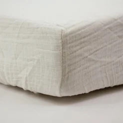 BabyCalin                    Drap Housse Double Gaze     Écru