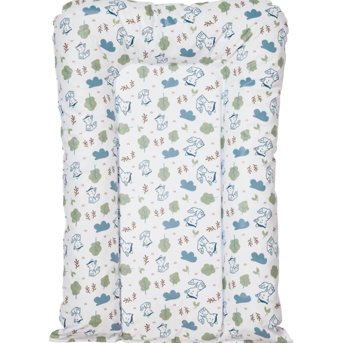 BabyCalin Matelas à langer Flocons Greenland renards 50x70 cm