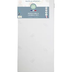 BabyCalin                    Matelas Lit Hygiène +     Blanc